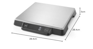 Cantar digital de bucatarie HENDI, cantar de uz casnic, pentru max 15kg, precizie de pana la 1gr, cu afisaj digital incorporat, 266x269x(H)34mm, otel inoxidabil - Img 8