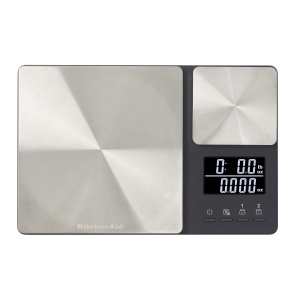 Cantar digital de bucatarie KitchenAid, capacitate 5000g500g, negru - Img 2