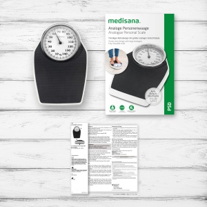 Cantar mecanic Medisana PSD 150 kg Retrodesign Acoperire sticla intarita - Img 6
