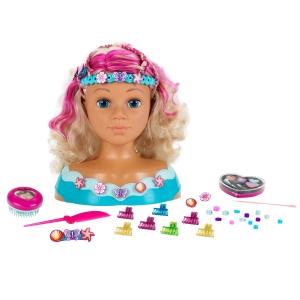 Cap de machiaj si coafura Theo Klein 5398 Mariella cu set cosmetic, 27 cm