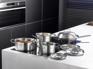 Capac de inox Fissler Original-Profi, 24 cm, design elegant, spulberat si backofengeeignet - Img 2
