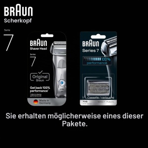 Capac de schimb pentru aparatul de ras Braun Series 7 70S, argintiu - Img 8