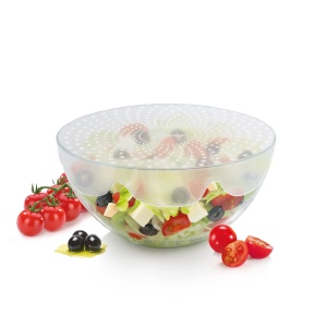 Capac din silicon Tescoma 4FOOD, diametru 30 cm, flexibil, reutilizabil - Img 2