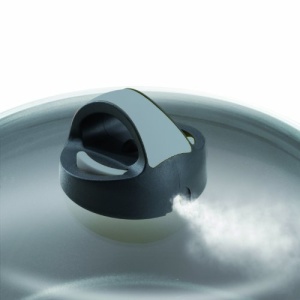 Capac transparent Ballarini Cortina Granitium, 22 cm, cu ventilatie - Img 2