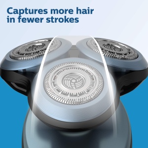 Capete de ras Philips Norelco SH6072 Seria 6000 Set 3 bucati Originale SkinProtect - Img 6