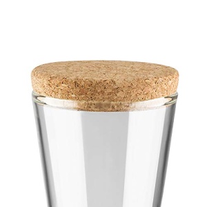 Carafa din sticla APS Dots, 0.75L, cu capac din pluta, 28 cm - Img 5