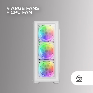 Carcasa Gaming Mars Gaming MC-NEO, XXL E-ATX, Geam Temperat, 4 Ventilatoare ARGB - Img 3