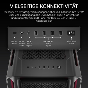 Carcasa PC Corsair 5000T LX RGB Mid-Tower Negru cu Ventilatoare RGB - Img 9