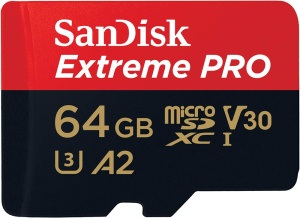 Card microSD SanDisk Extreme PRO 64 GB, viteza 200 MBs, UHS-I, Class 10