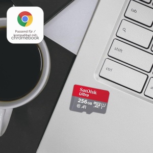 Card microSD SanDisk Ultra 64 GB UHS-I pentru Chromebook, A1, Class 10 - Img 4