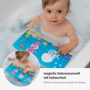 Carte de baie reer MyHappyBath - 8 pagini, efect de schimbare a culorii, PVC-free - Img 3