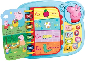 Carte de invatare Vtech Peppa ABC-Buch pentru copii 2-5 ani, 14 pagini, cu sunete - Img 2