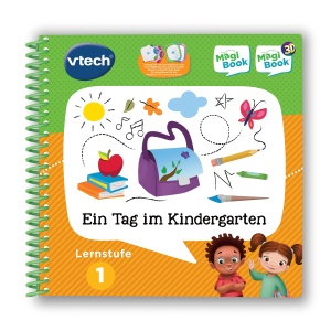 Carte interactiva de invatare VTech Magibook 80-481204 pentru copii 2-5 ani