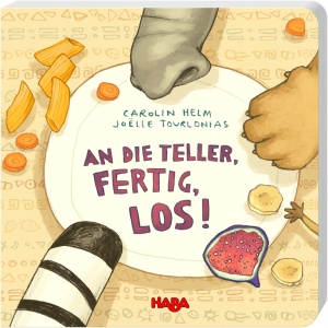 Carte pentru copii HABA - An die Teller, 1-3 ani, ilustratii colorate