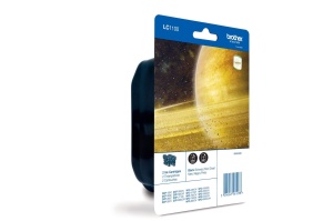 Cartus Cerneala Original Brother LC-1100BK, Negru, Twin Pack - Img 2