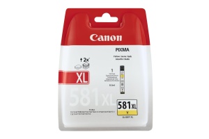 Cartus de Cerneala Canon CLI-581XL, Culoare Galbena, Capacitate 8,3 ml