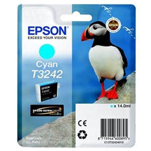 Cartus de cerneala original Epson C13T32424010, 14 ml, cyan - Img 2