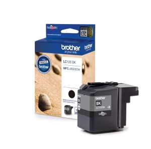 Cartus Original Brother LC-12EBK, Negru, Usor de Instalare