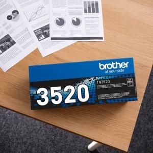 Cartus Toner Original Brother TN-3520, Negru, 20000 pagini, Compatibil cu HL-L6400DW - Img 4