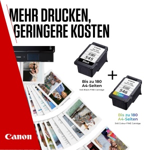 Cartuse de cerneala Canon PG-545 CL-546, 1 x Negru, 1 x Colorat, 50 foi fotopaper - Img 5