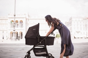 Carucior 3 in 1 BabyGo Styles - Sport, Landou si Scaun Auto - Rosa - Img 6
