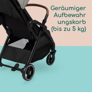 Carucior Bebeconfort Sunlite, 0-4 ani, 22 kg, Compact, Gri Tinted - Img 7