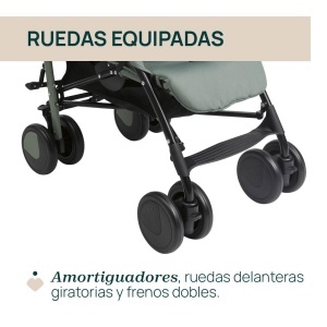 Carucior Chicco Echo Lite, pentru nou-nascuti, ajustabil, verde - Img 7