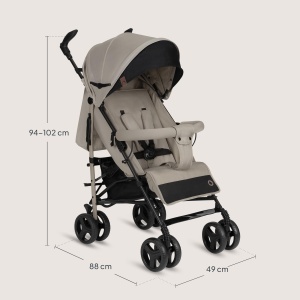 Carucior copii Lionelo Irma, ultrausor 7 kg, pozitie de culcat, pliabil - Img 10