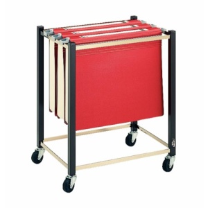 Carucior de birou Leitz 19710000, pentru Hartie A4A3, culoare brown - Img 2