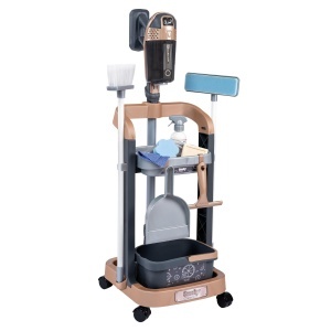 Carucior de curatenie Smoby cu aspirator, 11 accesorii, reciclabil - Img 1
