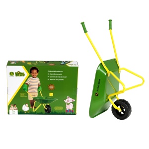 Carucior de gradina John Deere 3983 din metal, 10 kg, roti stabile - Img 6