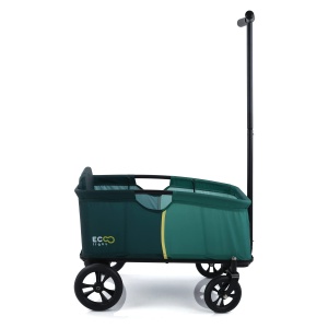 Carucior de mana hauck Eco Light pentru 1 copil de la 2 ani pana la 50 kg cu perna de scaun anvelope Eva Bara de tractiune detasabila cu arc manere an - Img 4