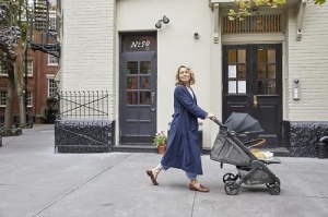 Carucior Ergobaby Metro Deluxe Pliabil Compatibil cu Scaun Auto London Grey - Img 10