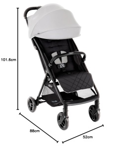 Carucior Graco Myavo, 0-4 ani, gri, usor si compact - Img 8
