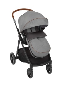 Carucior Graco Near2Me, 0-22 kg, cu inaltime ajustabila Slide2Me, Steeple Grey
