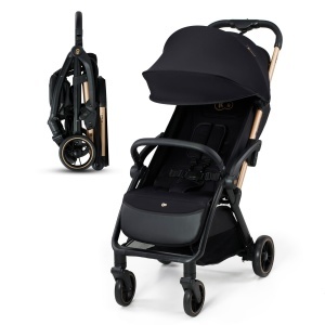 Carucior Kinderkraft APINO Pliere Automata Greutate Redusa 75 kg Negru