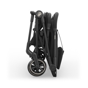 Carucior Kinderkraft NEBO, ultrausor, negru, cu sistem de pliere rapid si 5 puncte de siguranta - Img 6