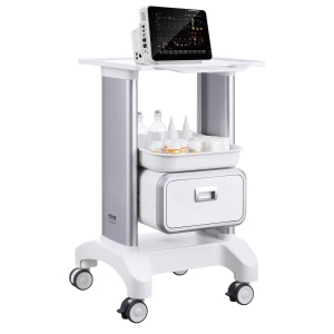 Carucior Laborator VEVOR Y-1T1C, 50 kg, ABS, Alb