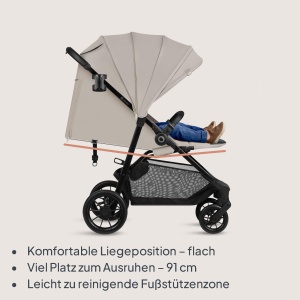 Carucior Lionelo Emerald pentru copii, 6 luni - 4 ani, pliabil, 22 kg - Img 2