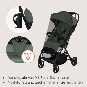 Carucior Lionelo Tansi, compact, pliabil, pana la 22 kg - Img 8