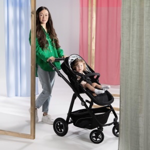 Carucior multifunctional Lionelo Bianka 3 in 1 pana la 22 kg sistem pliabil roti 360deg cu amortizoare - Img 15