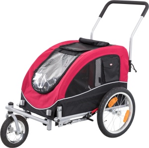 Carucior pentru caini TRIXIE Jogger-Umbausatz 12814, roata frontala cu pivotare 360 - Img 5