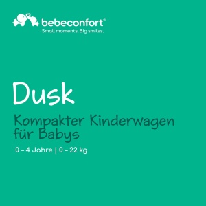 Carucior pentru copii Bebeconfort Dusk, 0-4 ani, usor (7.9 kg), compact, gri mineral - Img 2