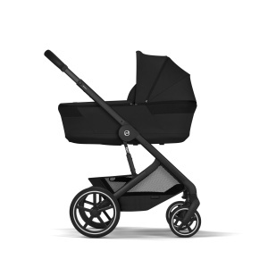 Carucior pentru copii CYBEX Balios S Lux cu landou pliabil, Negru - Img 4