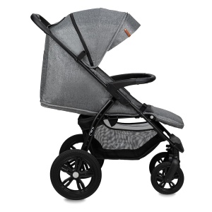 Carucior pentru copii MoMi MIYA, cu 5 puncte de siguranta, 22 kg, roti poliuretan - Img 3