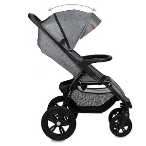 Carucior pentru copii MoMi MIYA, cu 5 puncte de siguranta, 22 kg, roti poliuretan - Img 13