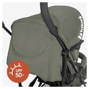 Carucior pliabil hauck Fold N Care, verde, 7.6 kg, cu protectie UV 50 - Img 5