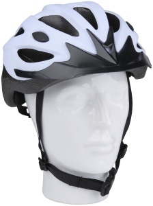 Casca bicicleta Dunlop, 55-58 cm, usoara, alba, cu ventilatie - Img 2