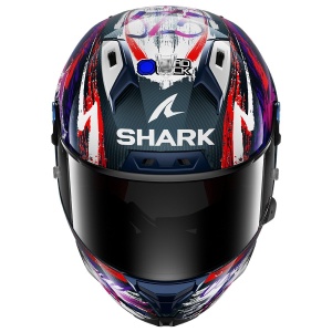 Casca Moto SHARK AERON GP FIM Replica ZARCO, Carbon Alb Violet, XS - Img 3