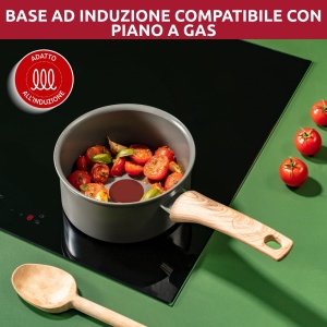 Caserola Lagostina Vivissima 18 cm, Antihaft, Ceramica, Design Elegant - Img 3